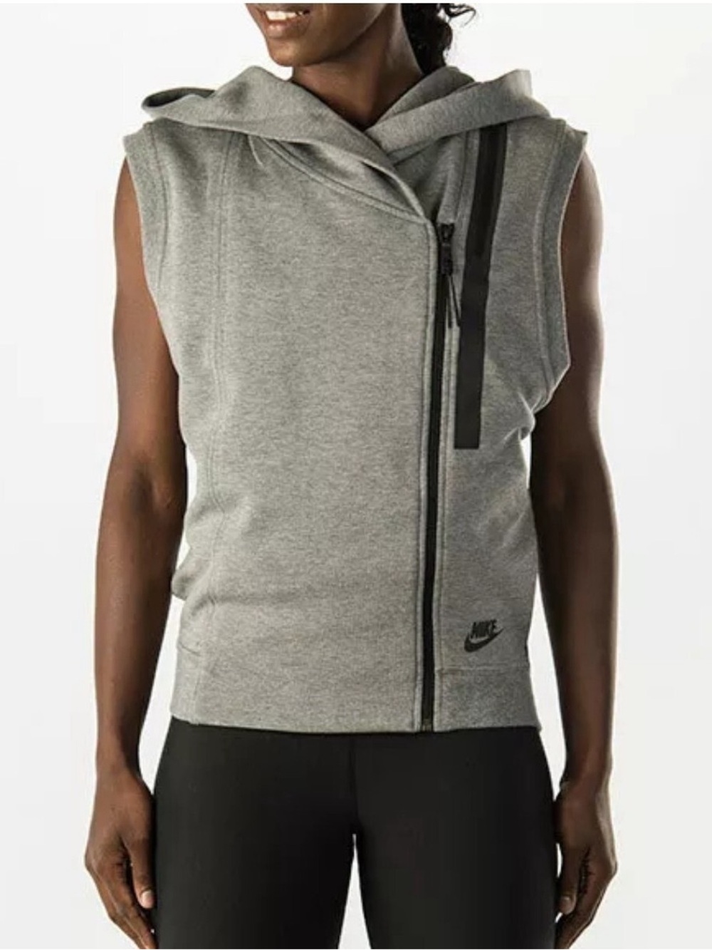 Nike Women's Tech Fleece Hoodie Vest Size Large